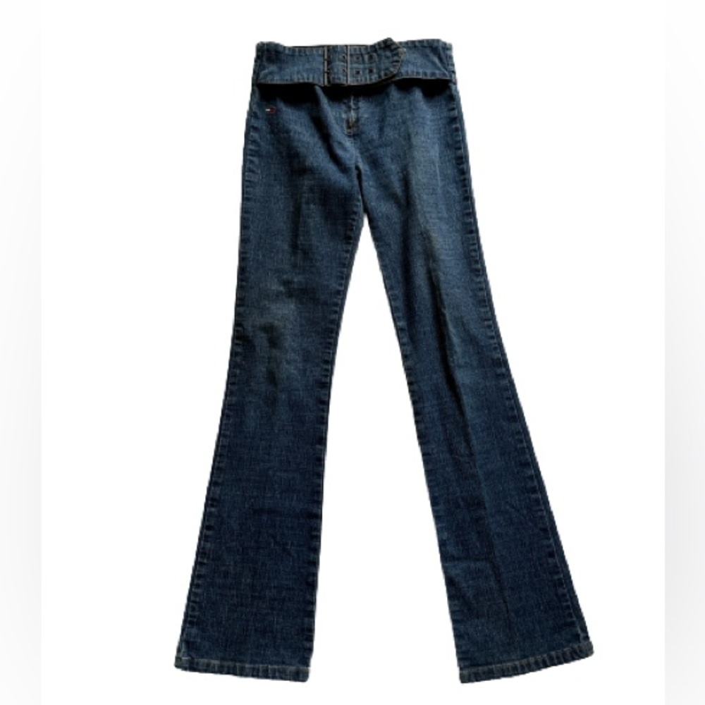 Vintage 90s Low Rise Tommy Hilfiger Women’s Denim Bootcut Jeans Size 3